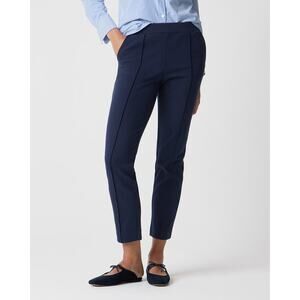 J.Crew Factory Pintuck Sweatpant Slim Fit Stretch Pockets Navy Blue Size Small
